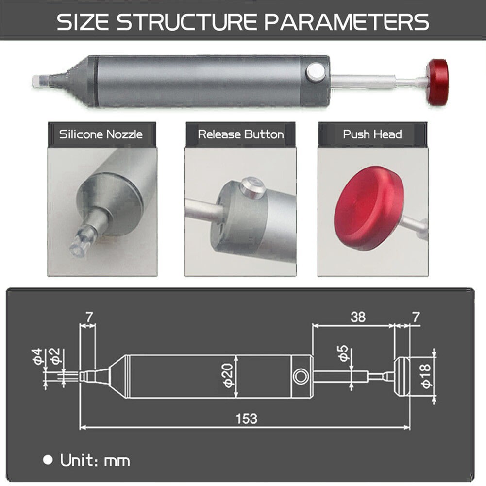 как выглядит Sophisticated Engineering Design in a Portable Silicone Tip Solder Remover Tool фото