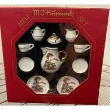 Vintage M.J. Hummel Miniature Tea Set Reutter Germany NOS Factory Sealed