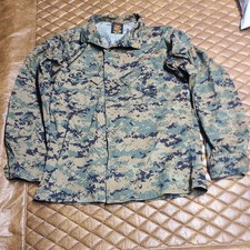 USMC U.S. Marines Woodland MARPAT Combat Shirt Size Medium Regular, Military