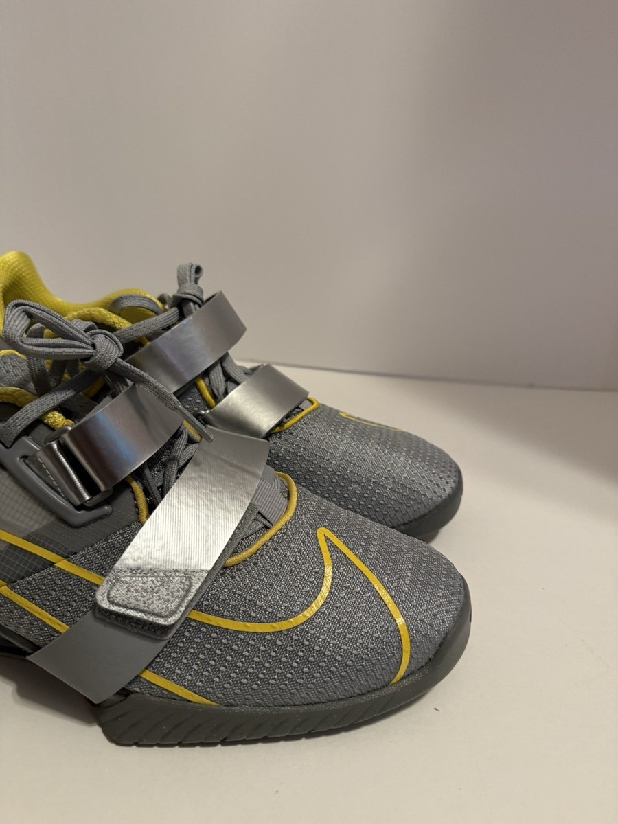 Nike Romaleos 4 Powerlifting Weightlifting Gym Training Wolf Grey size 8 Nike Romaleos 4 Weightlifting Shoes - Wolf Grey/Lightening main image 2