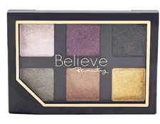 Believe Beauty Eyeshadow Palette Golden Disco Shimmer Metallic NEW Sealed