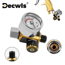 Air Pressure Regulator Spray Gun For Devilbiss & Iwata Kits Air Regulator Gauge