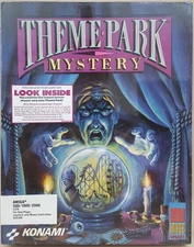 THEME PARK MYSTERY ©1990 Konami Mirrorsoft Game for Commodore Amiga NEW! SEALED!