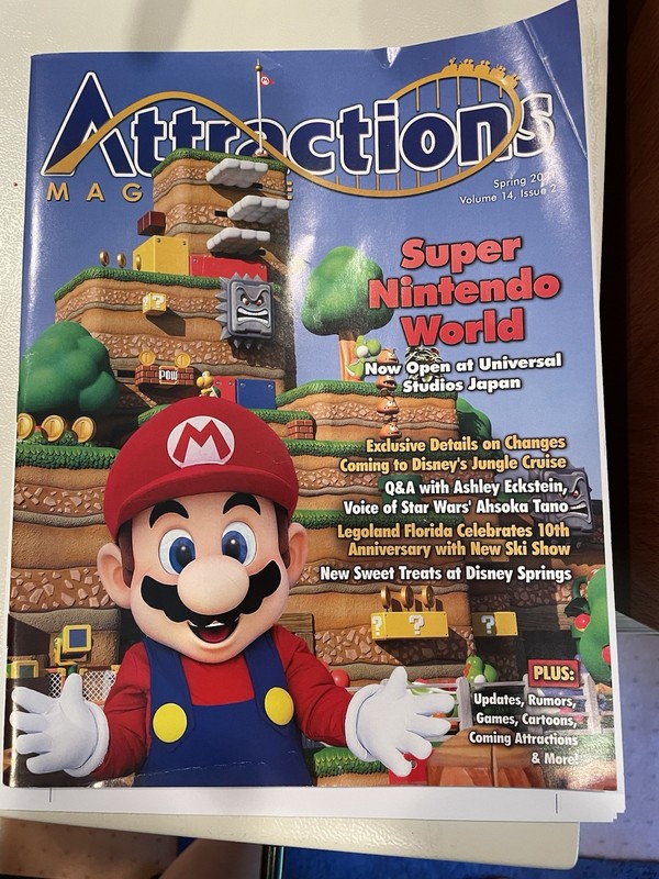 Super Nintendo World Universal Studios Japan Attractions Magazine Spring 2021