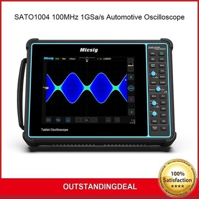 Micsig SATO1004 100MHz 1GSa/s Automotive   4CH with 8'' LCD Screen ot2 #pk