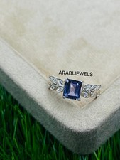 Vintage Alexandrite Ring 925 Sterling Silver Gift For Her Ring.