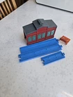 Thomas Trackmaster Tidmouth Shed with tracks and buffer