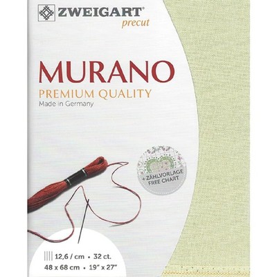 Zweigart Zählstoff MURANO 32 ct. 3984 Kalkstein 48x68 cm