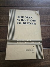 L'HOMME QUI VENAIT DÎNER Moss Hart George S Kaufman Vintage Acting Ed. -U1107K