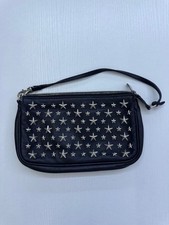 Borsa a mano JIMMY CHOO design con borchie stella nera 22 cm x 14 cm x 3,5 cm