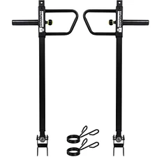 FITVIDS SIGNATURE FITNESS BELT SQUATS LEVER ARMS, CURLS, ROWS - BLACK