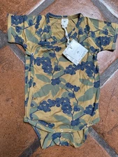 KATE QUINN Bamboo 18-24 M Short Sleeve Kimono Bodysuit One Piece Blueberries