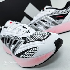 Adidas US 13 Men's White Black Red Retro Lifestyle Lightblaze Glow   JS2061  New