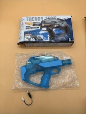 Electric Water Gun Toy Blue Rechargeable LED Light Up Automatic Water Blaster