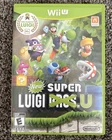 New Super Luigi U (Nintendo Wii U, 2013) WiiU Mario Bros No Manual
