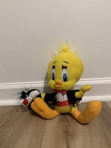 Sylvester and Tweety Bird Plush Original Looney Tunes 1998 VTG