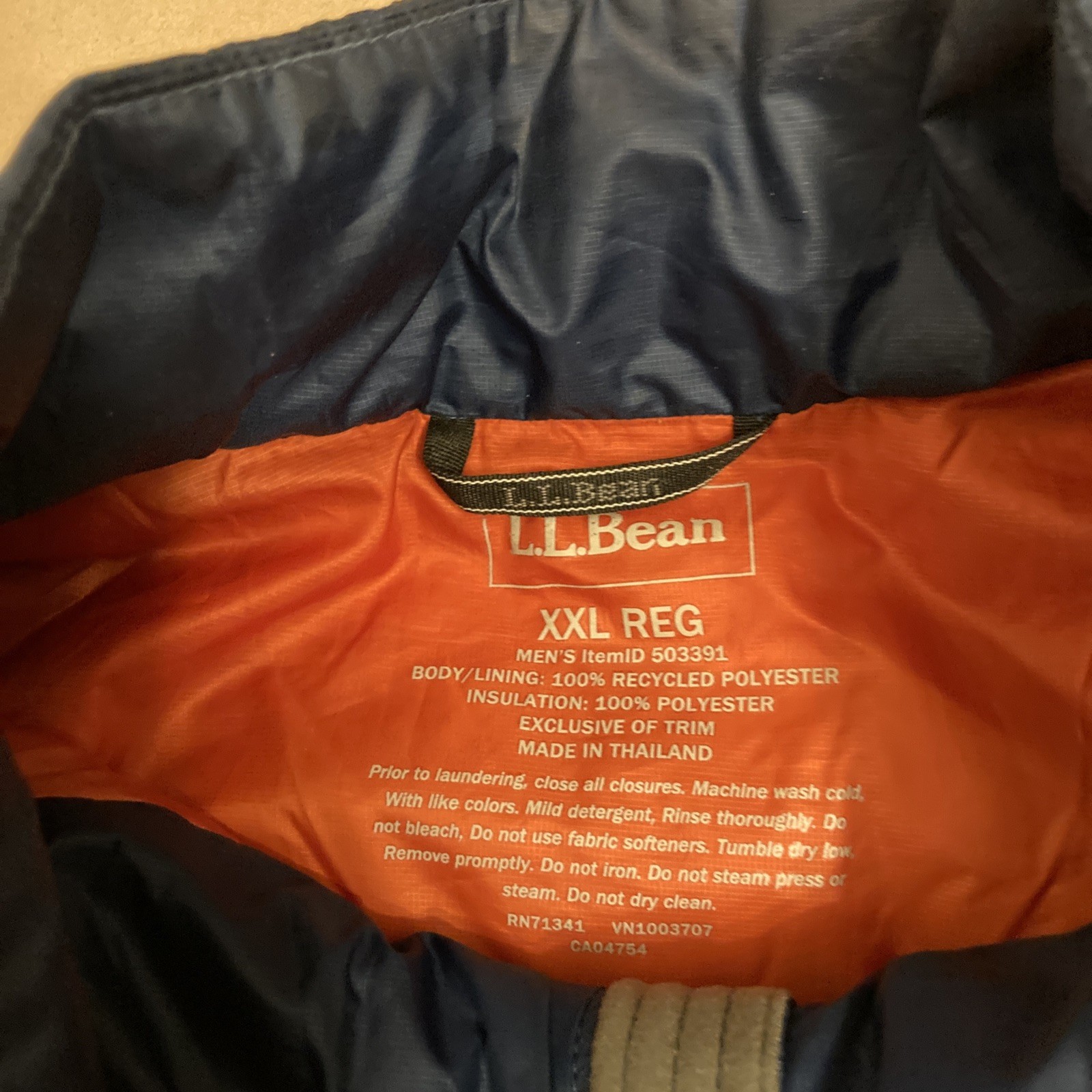 LL Bean Jacket PrimaLoft Packaway Lightweight Ins… - image 3
