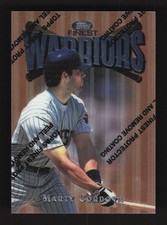 1997 Topps Finest Warriors Marty Cordova #61 Minnesota Twins