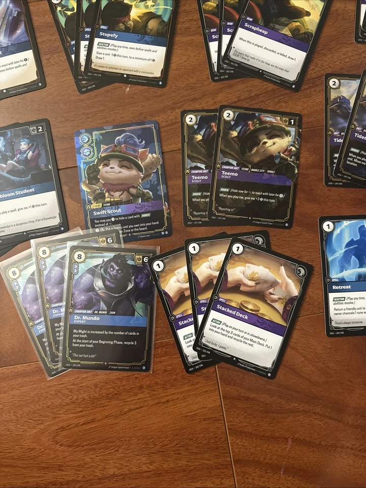 Teemo Riftbound TCG Deck | Tournament Ready |Champion Deck Dr Mundo Stacked Deck - Image 2 of 4