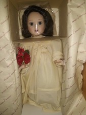 Danbury Mint Brides Of America Doll  Lindsay A Contemporary Bride 12" Vintage