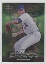 2023 Leaf Trinity Mega Box Steel Green Lava 2/5 Nolan Ryan #S-52 HOF e8a