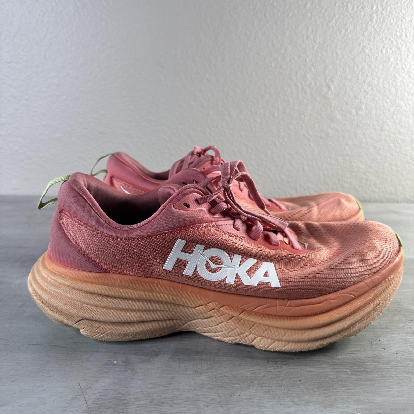Hoka One One Women Bondi 8 1127952 CPPY Pink Running Shoes Sneakers Size 10.5 B thumbnail 2