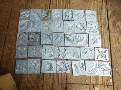 Vintage 1990's Toymax Creepy Crawlers Workshop Molds Lot Of 35