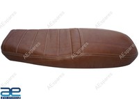 Braune Leder Doppel Sitz FüR Royal Enfield Interceptor 650 Continental 650 Aes