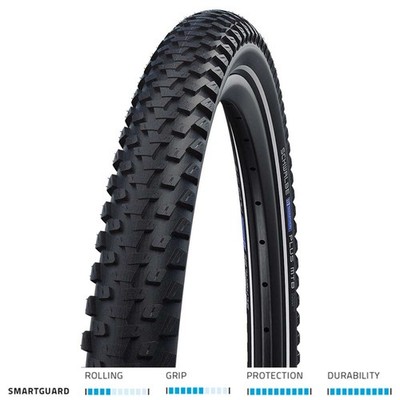 Schwalbe Marathon Plus Mtb Hs468 Performance Line Rigid Tyres 27.5x210 Nero