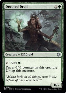 Devoted Druid 104 Commander: Lorwyn Eclipsed