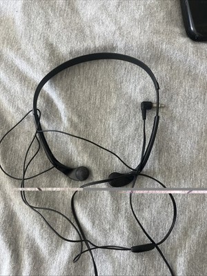 Sony Stereo Headphones MDR-W24 Volume Control MDRW24 Black | eBay