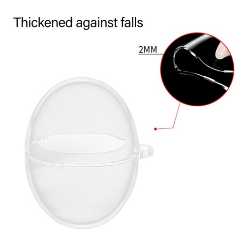 TPU Transparents Shell for 6 Earbuds Case with Carabiner Clip - Picture 2 of 8