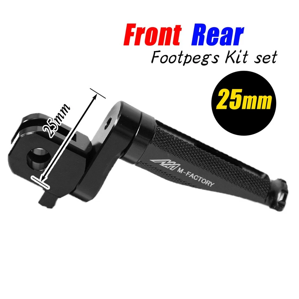 Pinzas traseras delanteras ajustables negras de 25 mm MFP para Concours 14 ZG1400 14-21 22 Foto 4 de 4