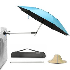60" HVAC Umbrella with Magnetic Base Replacement with Vacuum Suction Base,Adj...