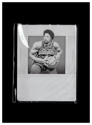 2015 Panini National Treasures Julius Erving Printing Plate 1/1 Black