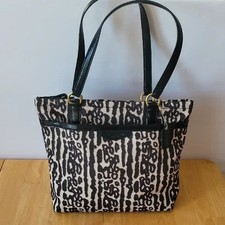 Coach Signature Leopard Ocelot Animal Print Zip Tote Shoulder Bag F31901 248