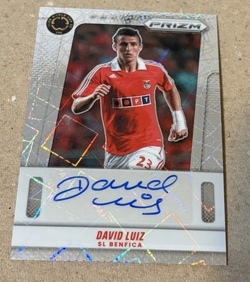 2025 Prizm David Luiz Autograph Silver Velocity Refractor SP SL Benfica Portugal