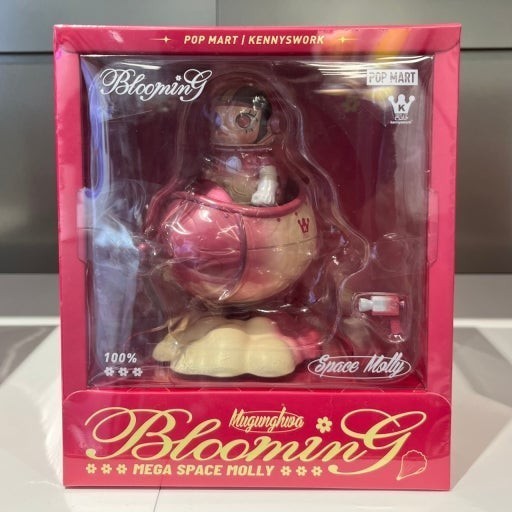 POP MART Genuine Mega Space Molly 100% Blooming Korea Exclusive
