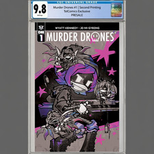 Murder Drones #1 2nd Printing TelComics Exclusive CGC 9.8 Presale