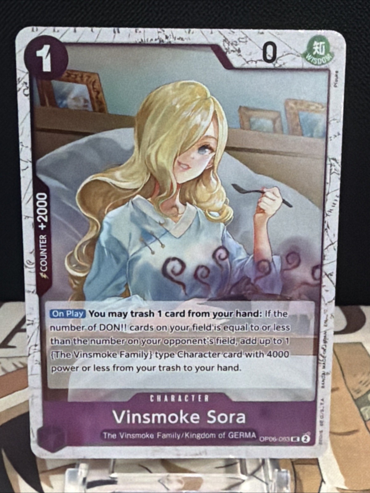 Vinsmoke Sora (Pirate Foil) OP06-063 Premium Booster -The Best- Vol. 2 Foil