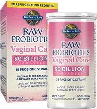 Garden of Life Raw Probiotics Vaginal Care 50 Billion 30 Capsules Exp 2026+