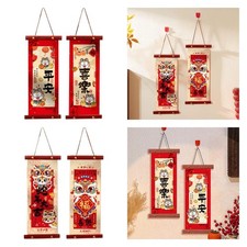 Zestaw par na Święto Wiosny, wiszący ornament, księżycowy rok węża, dekoracyjny,