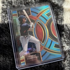 2024 Panini Select - Premier Level Nazzan Zanetello #93 Blue Prizm /199 (RC)