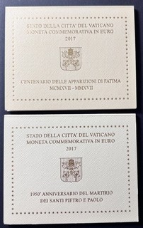 Vatikan 2 Euro Münzen 2017 2017 Set (119.2)