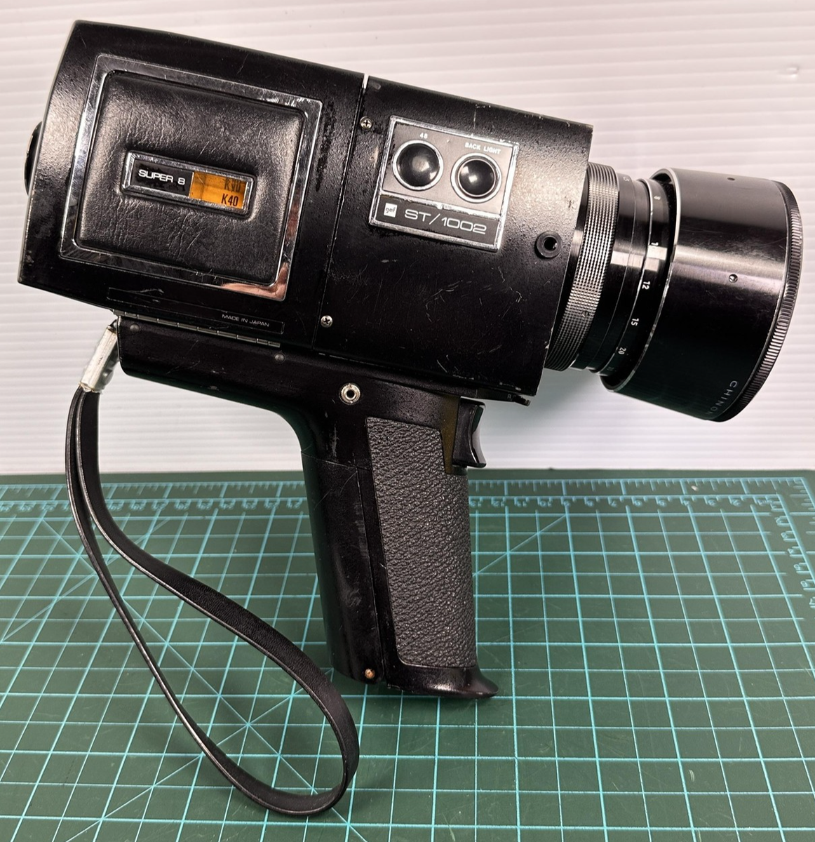 Vintage GAF ST / 1002 Super 8 Movie Camera f/1.7 6.5-65mm Zoom