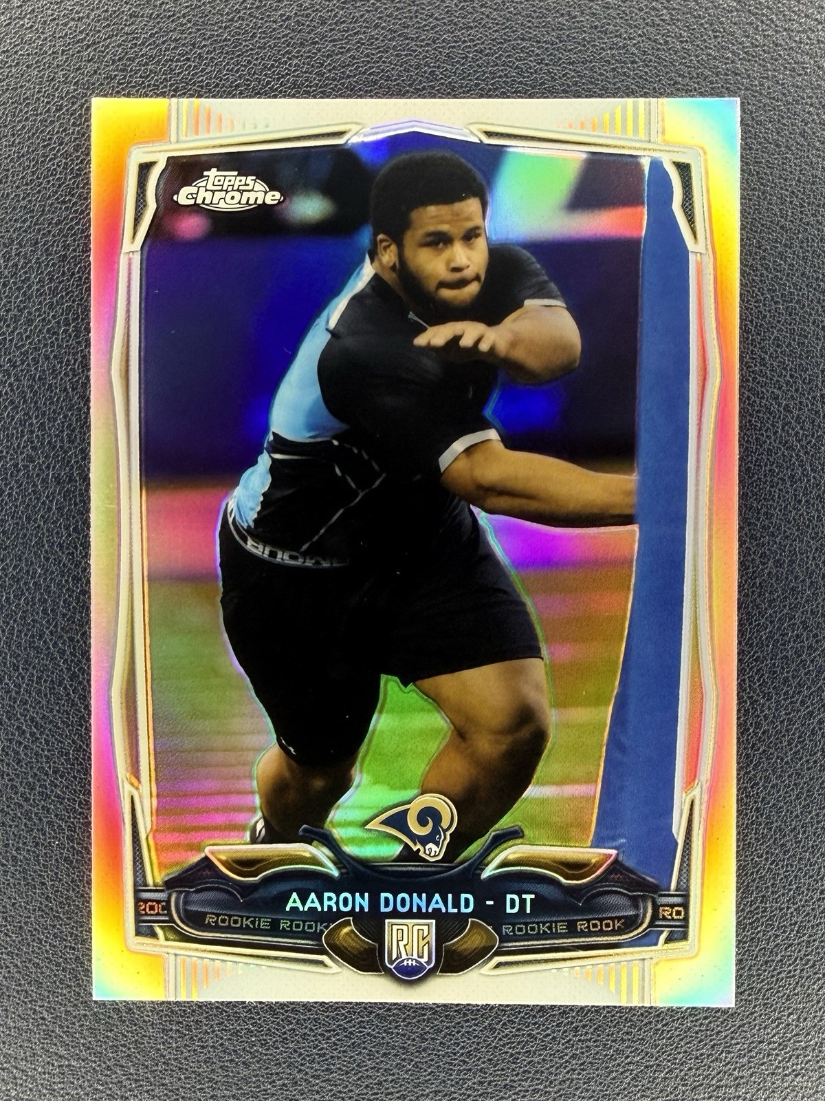 2014 Topps Chrome - Aaron Donald #175 Refractor (RC) Los Angeles Rams