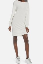 NWT Fraiche by J long sleeve sweater dress ivory
