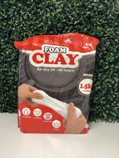 Calpalmy White Foam Clay 1.5kg Air Dry Sculpting Crafting