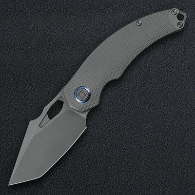 Kunwu Knives Poon Padre Folding Knife 3.38'' S90V Steel Blade Titanium Handle