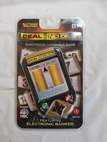 Deal or No Deal Travel Size Handheld Electronic Game 2006 NEW Sealed